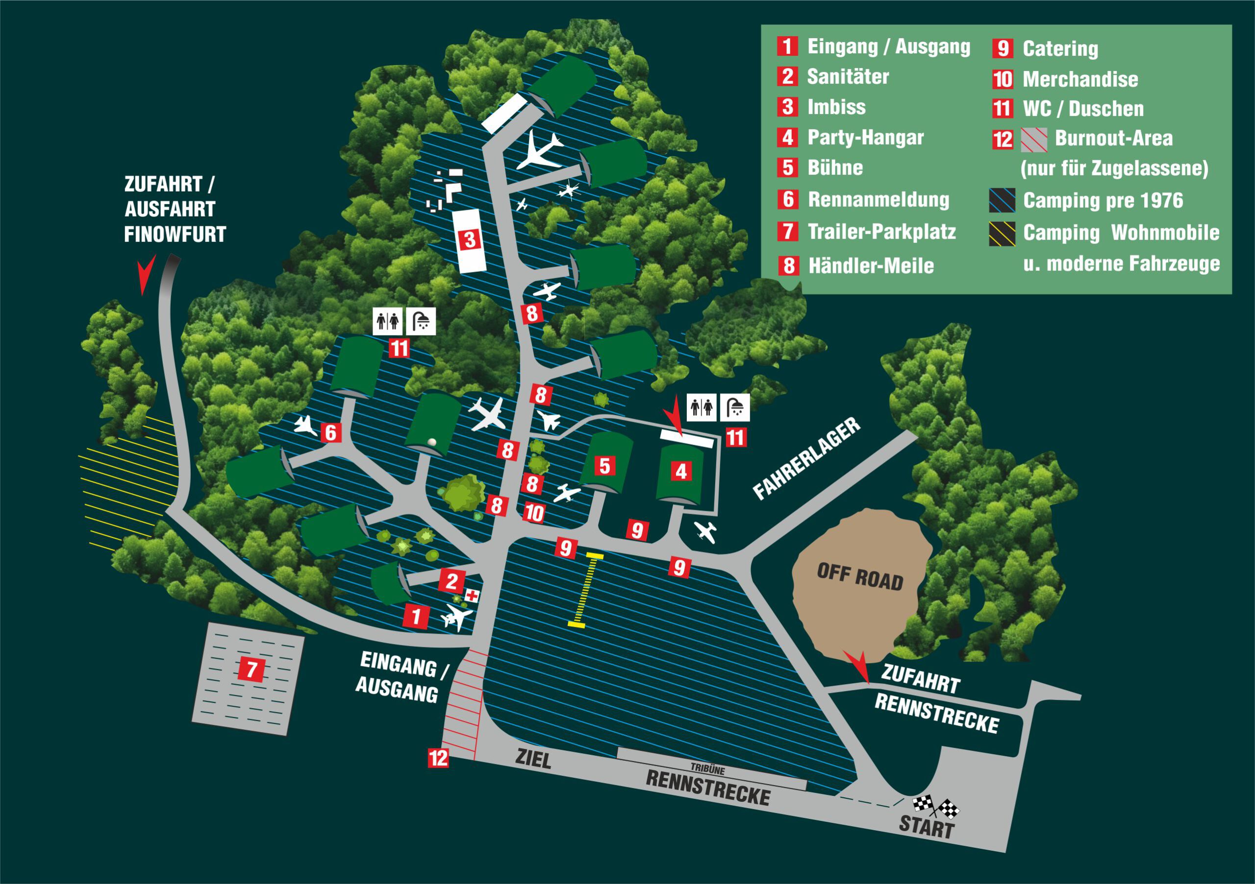 Lageplan Festivalgelände